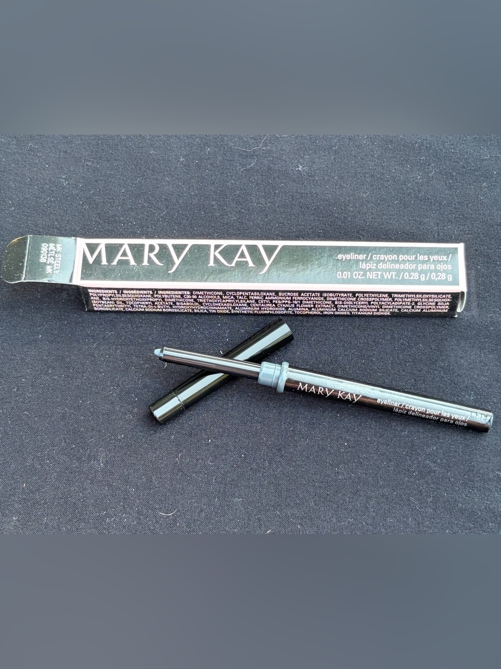 Mary Kay Black Retractable Eyeliner - MK Steely